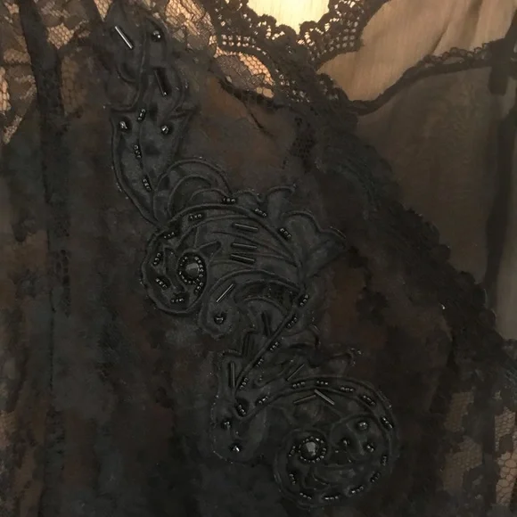 Victoria’s Secret Vintage Gold Label Black Lace Teddy - Picture 7 of 9